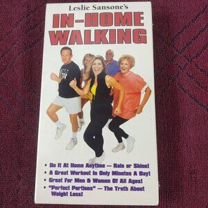 Leslie Sasone's In-Home Walking-1998- Exercise - VHS Tape - NEW